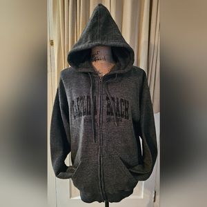 Carolina Beach, North Carolina Hooded Zip-Up Sweat Shirt